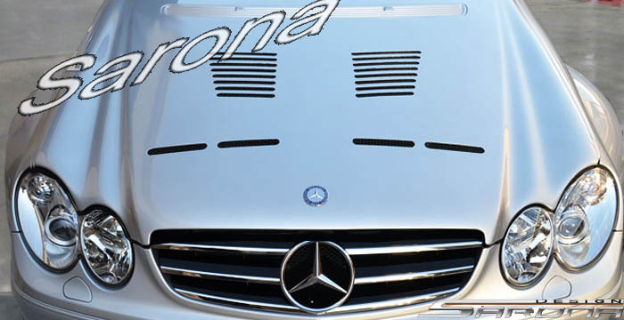 Custom Mercedes CLK  Coupe & Convertible Hood (2003 - 2009) - $1490.00 (Part #MB-018-HD)